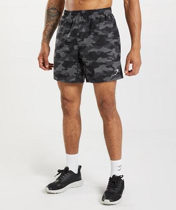 Gymshark Arrival 7" Shorts Herr Mörkgrå | SE 3408GSO